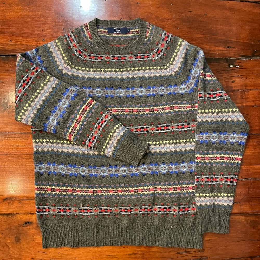J. Crew Fairisle Sweater